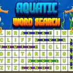 Aquatic Word Search