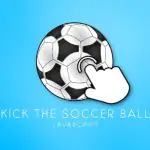 Kick the soccer ball (kick ups)