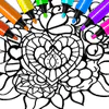 Abstract Heart Coloring Pages